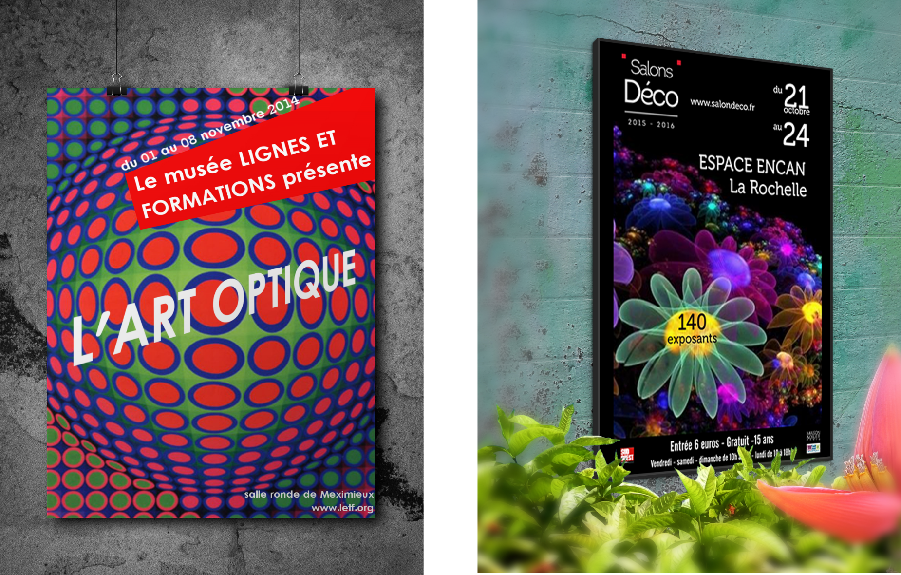 portfolio site affiches salon