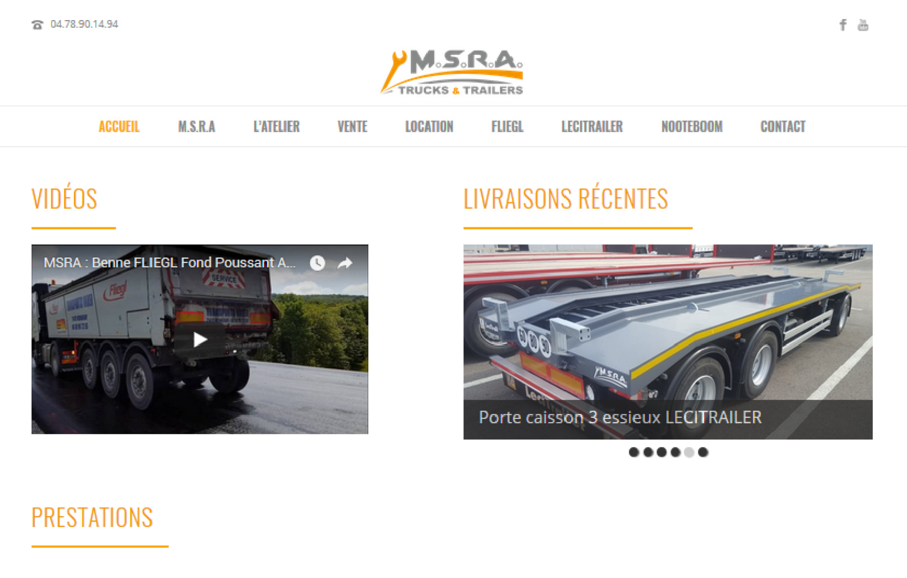 portfolio site camions